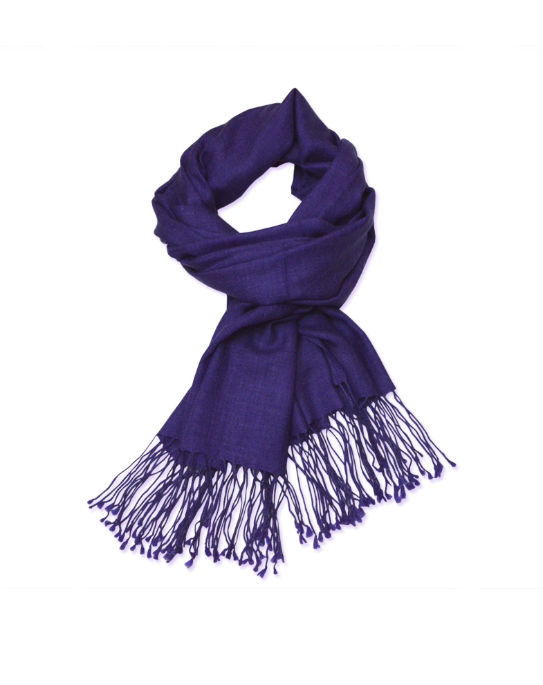 高貴紫色羊毛巾